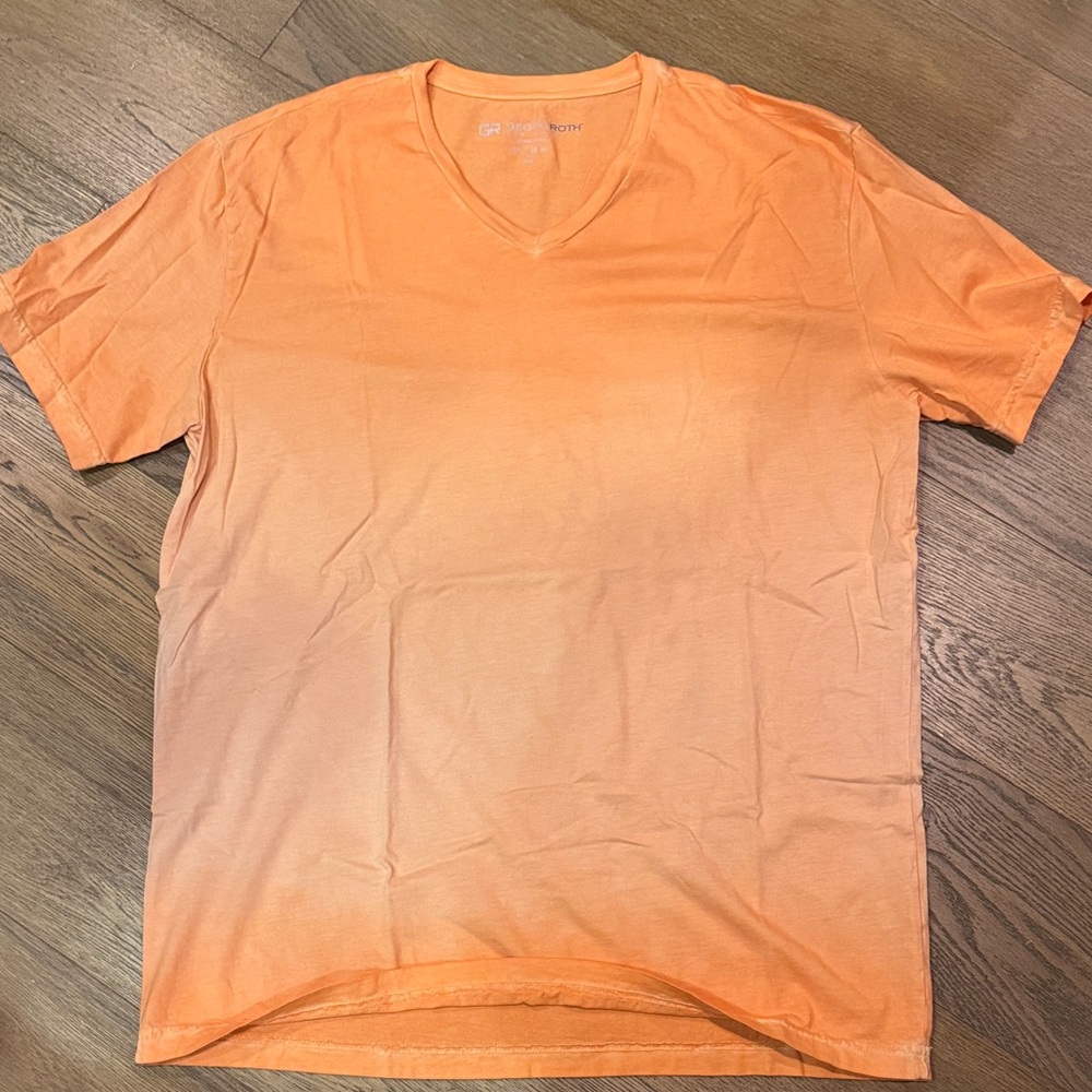 Men's Georg Roth Los Angeles Orange V-Neck Gradient T-Shirt